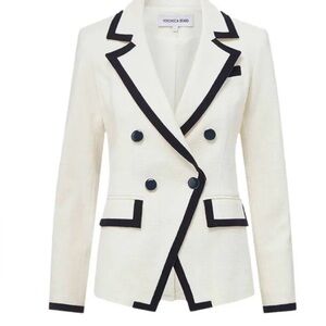 Veronica Beard Women's Edison Dickey Jacket, Dove color